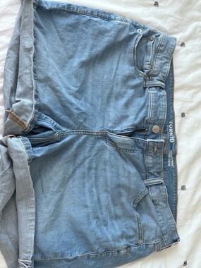 torrid Light Blue Denim Jean Shorts